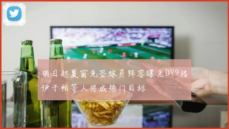 明日起夏窗免签球员阵容曝光DV9格伊于帕等人将成热门目标